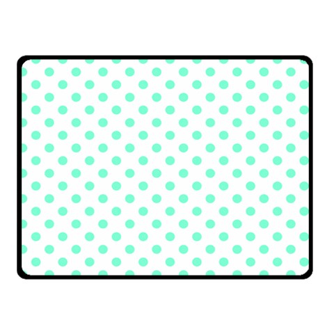 Polka Dots 45 x34  Blanket Back