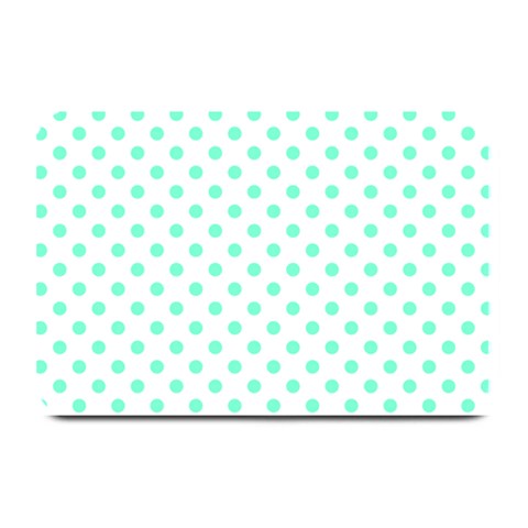 Polka Dots 18 x12  Plate Mat