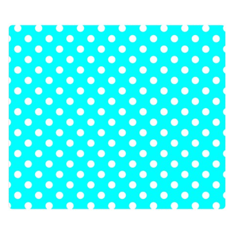Polka Dots 50 x40  Blanket Front