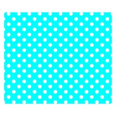 Polka Dots 50 x40  Blanket Back