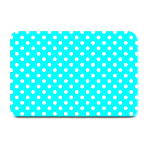 Polka Dots 18 x12  Plate Mat
