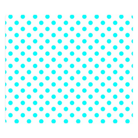 Polka Dots 50 x40  Blanket Front