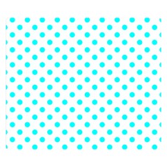 Polka Dots 50 x40  Blanket Back