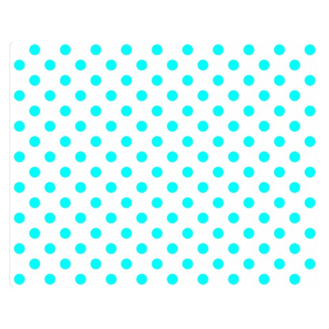 Polka Dots 60 x50  Blanket Back