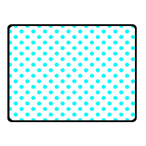 Polka Dots 45 x34  Blanket Back