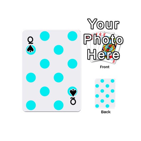 Queen Polka Dots Front - SpadeQ
