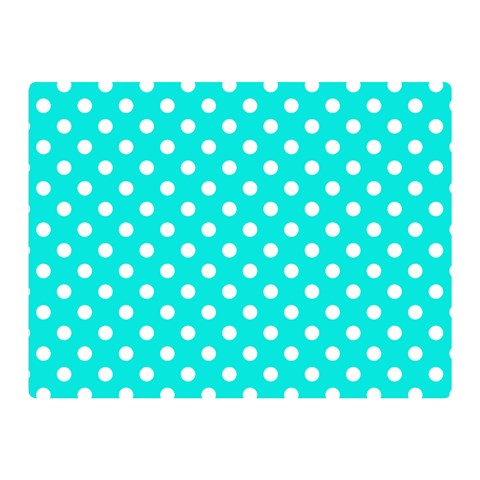 Polka Dots 35 x27  Blanket Front