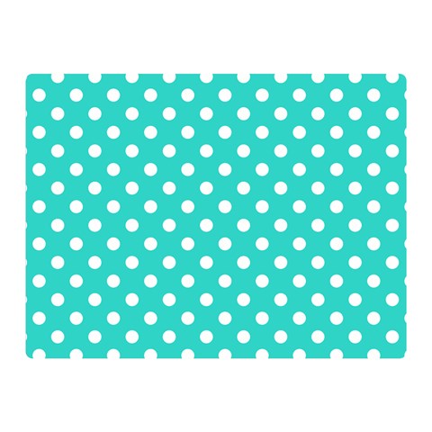 Polka Dots 35 x27  Blanket Front