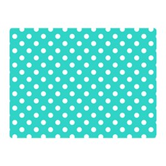 Polka Dots 35 x27  Blanket Back