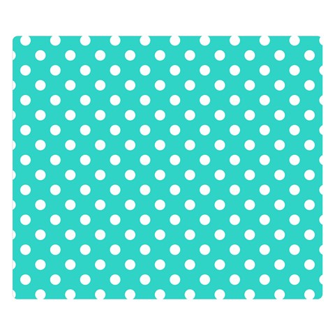 Polka Dots 50 x40  Blanket Front
