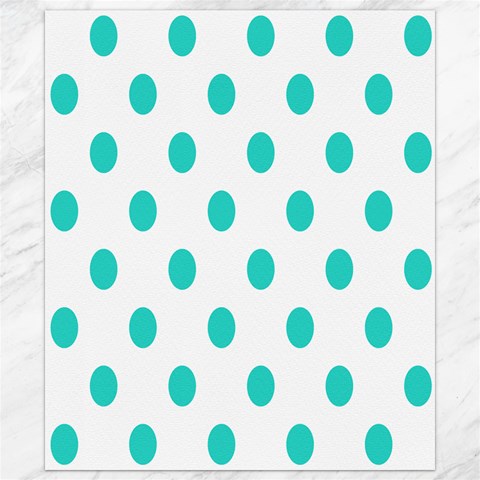 Polka Dots 8.15 x9.66  Canvas - 1