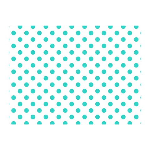 Polka Dots 35 x27  Blanket Front