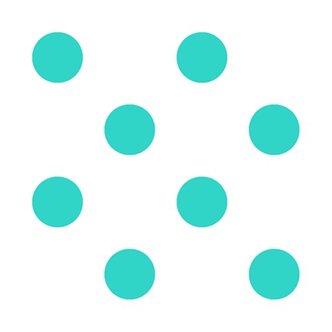 Polka Dots 3.75 x3.75  Memopad