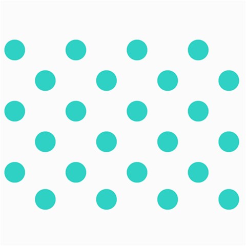 Polka Dots 7 x5  Photo Card - 2
