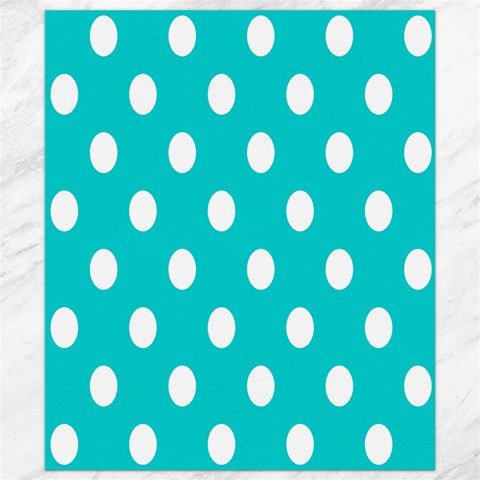 Polka Dots 8.15 x9.66  Canvas - 1