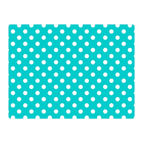 Polka Dots 35 x27  Blanket Front