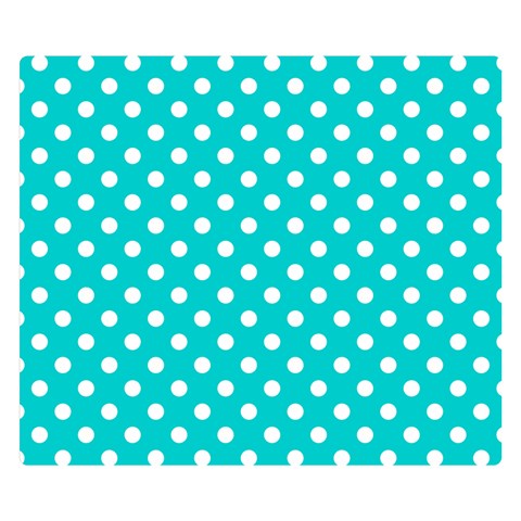 Polka Dots 50 x40  Blanket Front