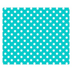 Polka Dots 50 x40  Blanket Back