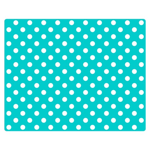 Polka Dots 60 x50  Blanket Front