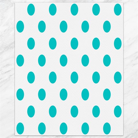 Polka Dots 10.95 x13.48  Canvas - 1