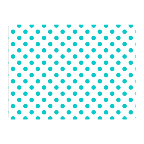 Polka Dots 35 x27  Blanket Front