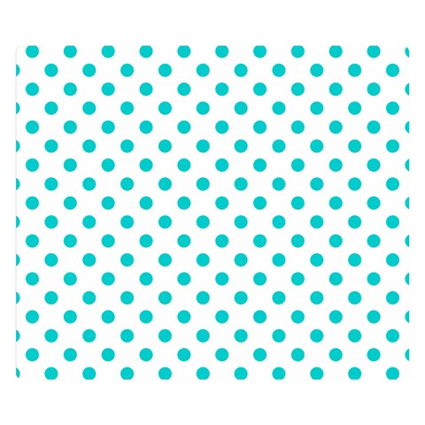 Polka Dots 50 x40  Blanket Front