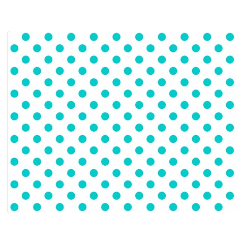 Polka Dots 60 x50  Blanket Front