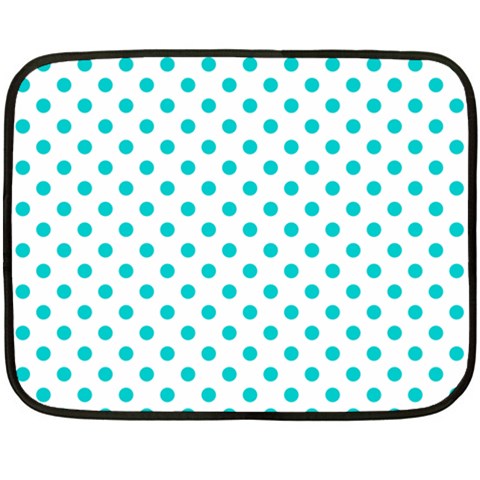 Polka Dots 35 x27  Blanket Front