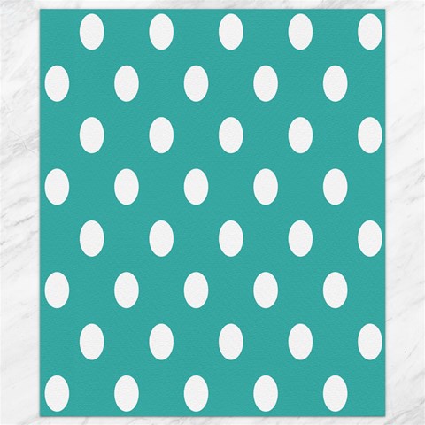 Polka Dots 8.15 x9.66  Canvas - 1