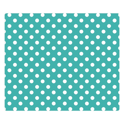 Polka Dots 50 x40  Blanket Front