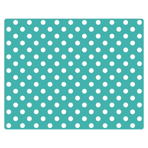 Polka Dots 60 x50  Blanket Front