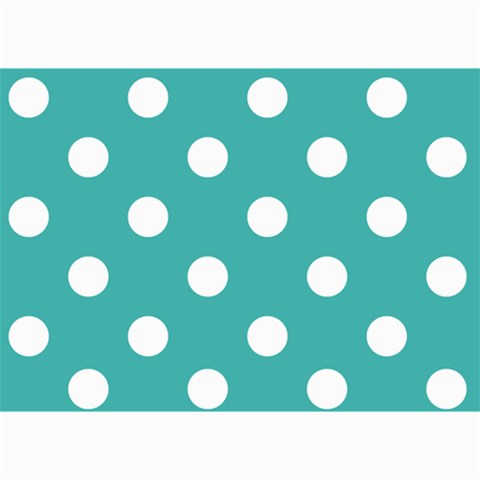 Polka Dots 7 x5  Photo Card - 1