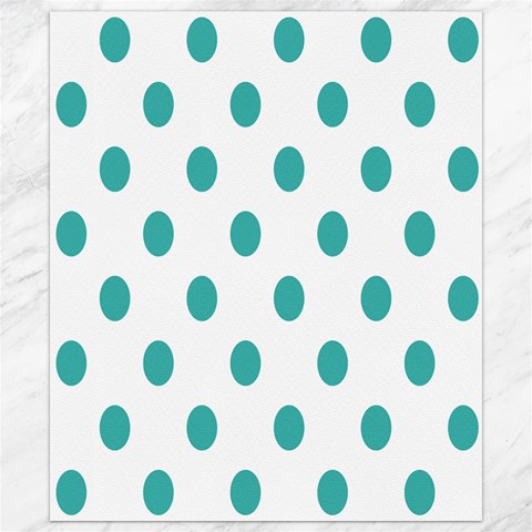 Polka Dots 8.15 x9.66  Canvas - 1