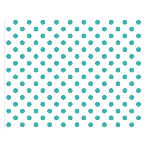 Polka Dots 60 x50  Blanket Front