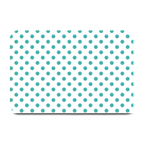 Polka Dots 18 x12  Plate Mat