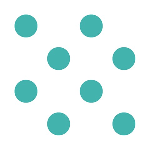 Polka Dots 3.75 x3.75  Memopad