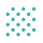 Polka Dots - Verdigris on White Greeting Card 5  x 7 