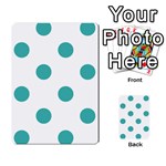 Polka Dots - Verdigris on White Multi-purpose Cards (Rectangle)