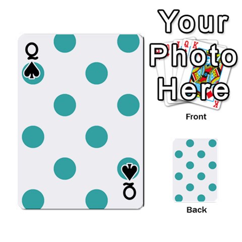 Queen Polka Dots Front - SpadeQ