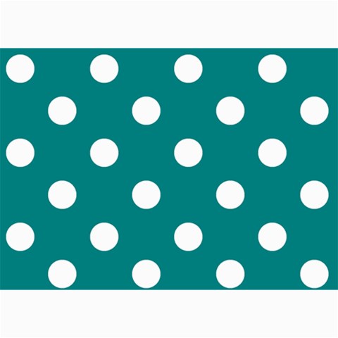 Polka Dots 7 x5  Photo Card - 6