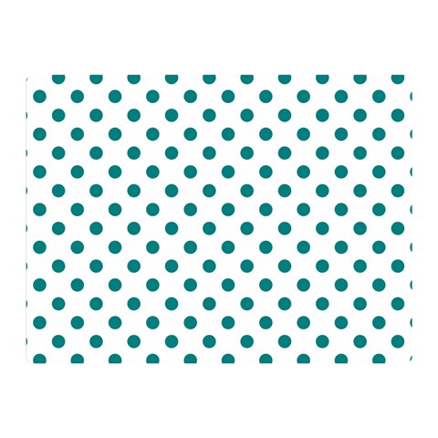 Polka Dots 35 x27  Blanket Back