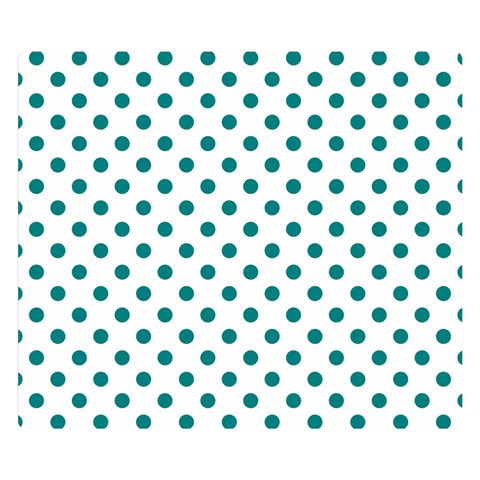 Polka Dots 50 x40  Blanket Back