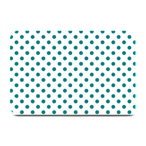 Polka Dots 18 x12  Plate Mat