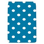 Polka Dots - White on Cerulean Removable Flap Cover (S)