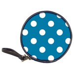 Polka Dots - White on Cerulean Classic 20-CD Wallet