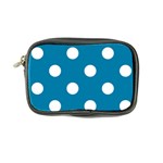 Polka Dots - White on Cerulean Coin Purse