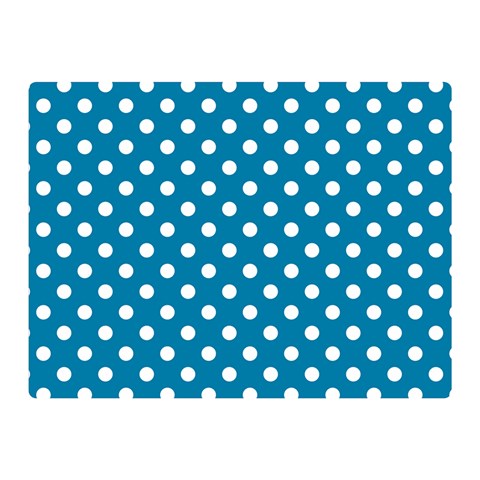 Polka Dots 35 x27  Blanket Back