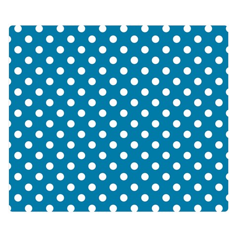 Polka Dots 50 x40  Blanket Front