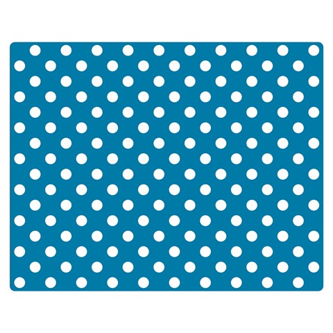 Polka Dots 60 x50  Blanket Front