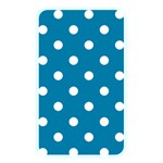 Polka Dots - White on Cerulean Memory Card Reader (Rectangular)